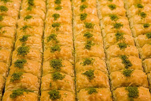 Pistachio baklava